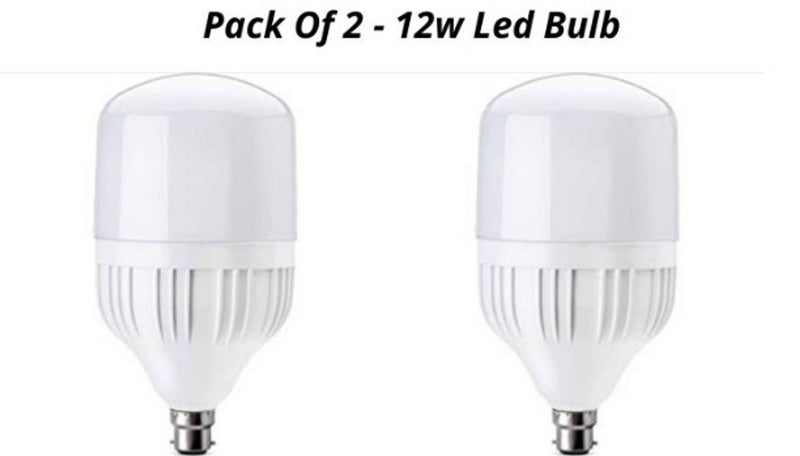 LED BULB 12W Plastic Body ( pack 0f 2)