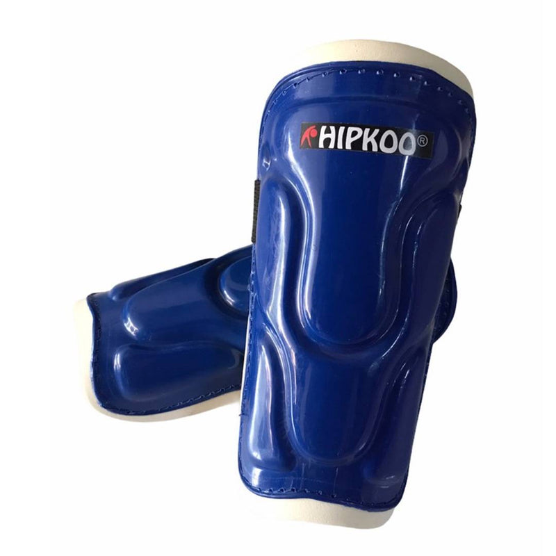 Hipkoo Elite Football Shin Guards (Medium 17 cm) For Leg Protection Blue