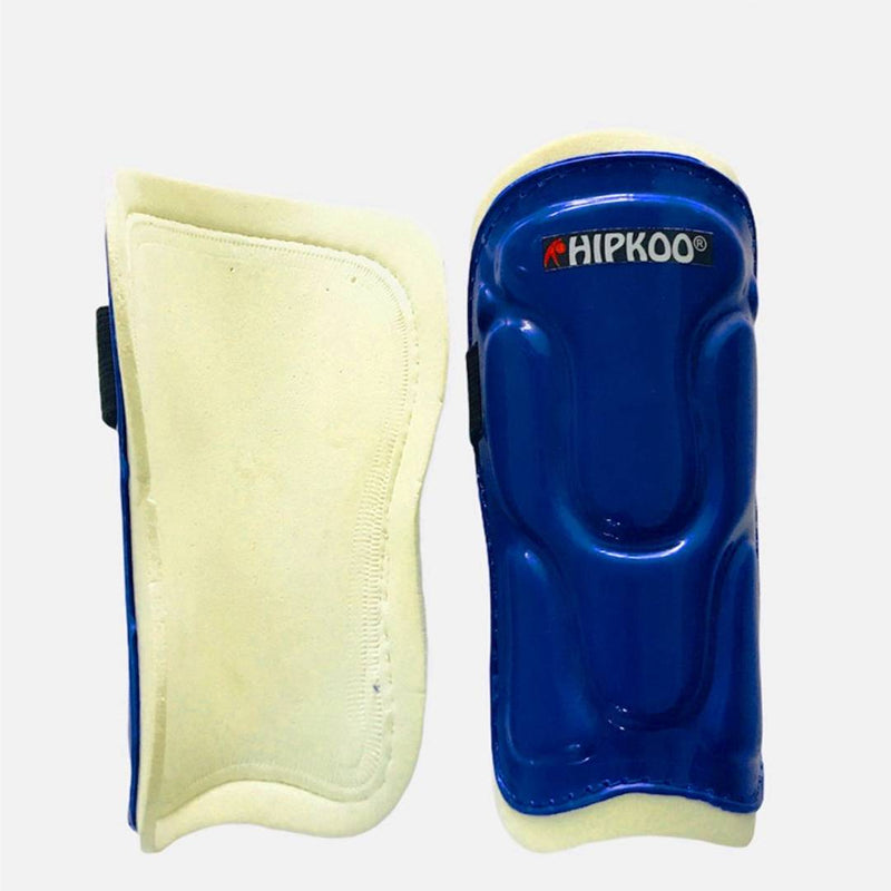 Hipkoo Elite Football Shin Guards (Medium 17 cm) For Leg Protection Blue