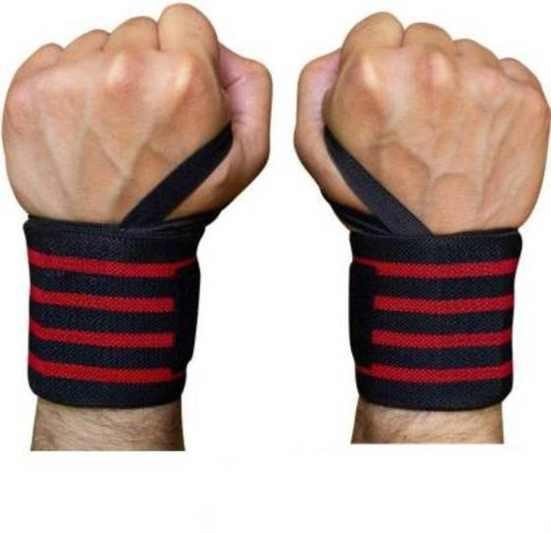 FITNESS Gym Wrist Wraps Wrist Support for Men - 1 Pair