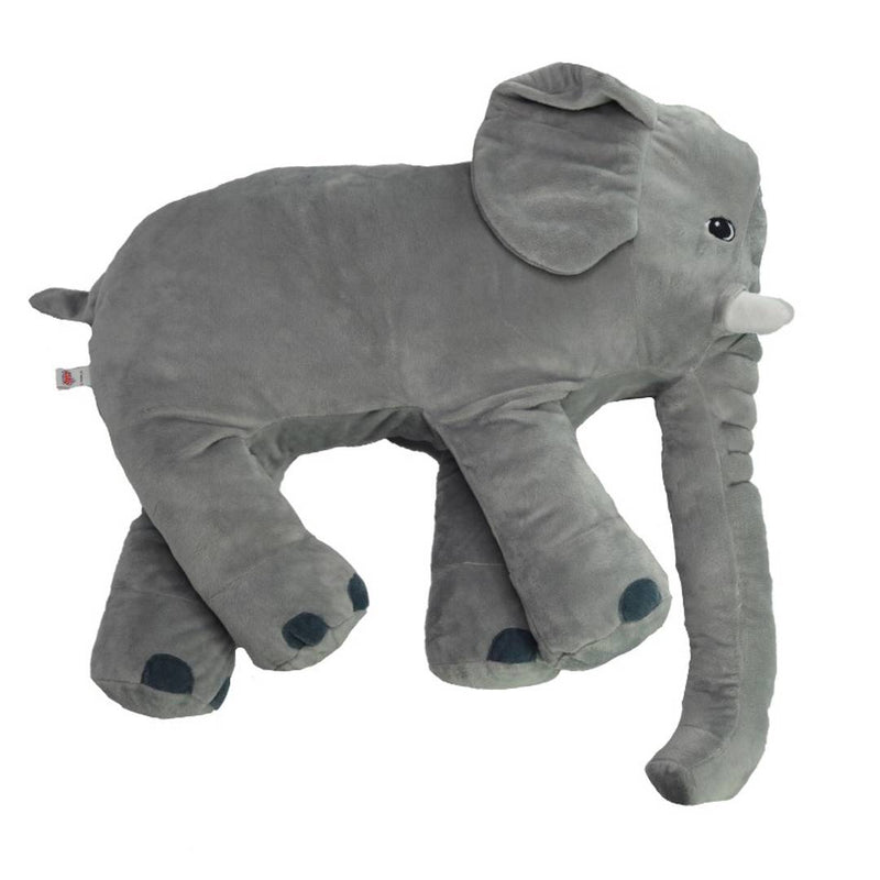 Ultra Adorable and Cuddly Elephant Stuffed Animal Plush  Pillow Toys for kids  21x22 Inches - Grey