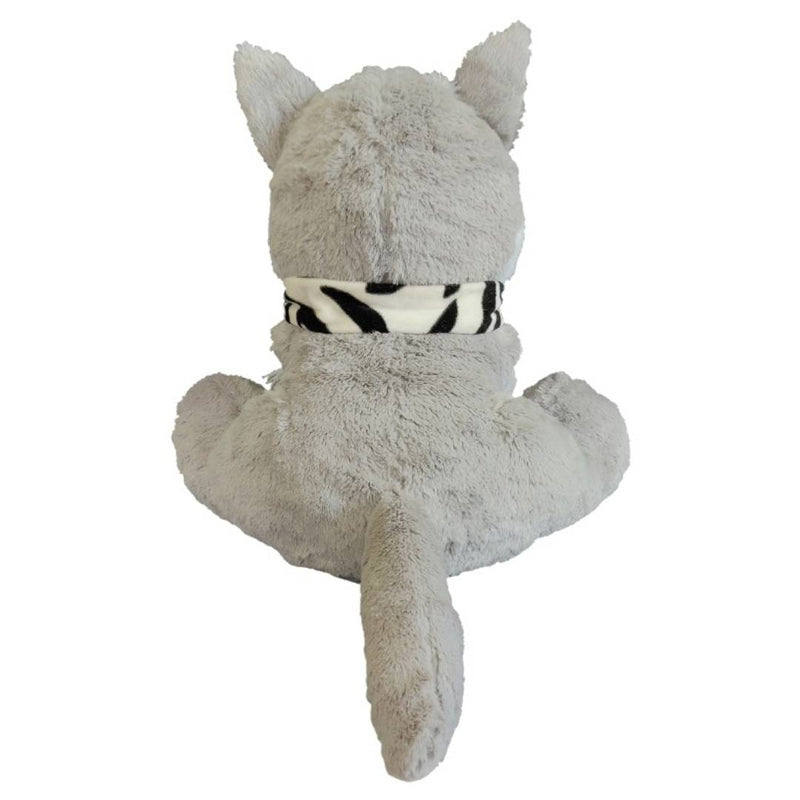 Ultra Cuddle Sitting Husky Dog Plush Soft Toy for Kids 11 Inch -Grey