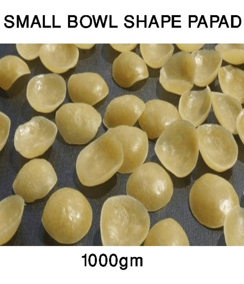 Small premium bowl shape papad 1000gm Price Incl.Shipping