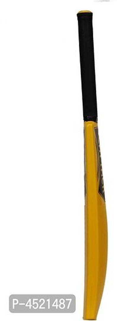 Yellow Kids Hit-Hard Size-3 Pvc/Plastic Cricket Bat  (320 G)