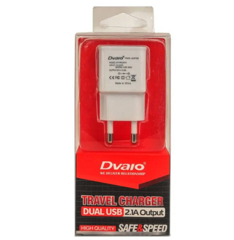 dvaio 2.1amp charger with data cable