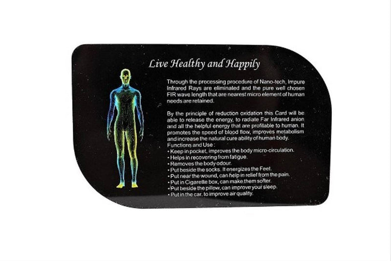 Bio Energy Card Nano Health Card Pad Magnetic Therapy (Pack of 2)