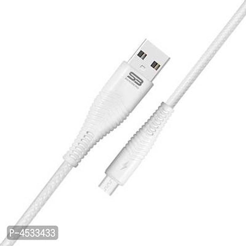 Sandberg Data & Fast Charging Cable White Micro Fish Fm 1.5 M Micro Usb Cable  (Compatible With Mobile, Tablet, Laptop, Computer, White, One Cable)