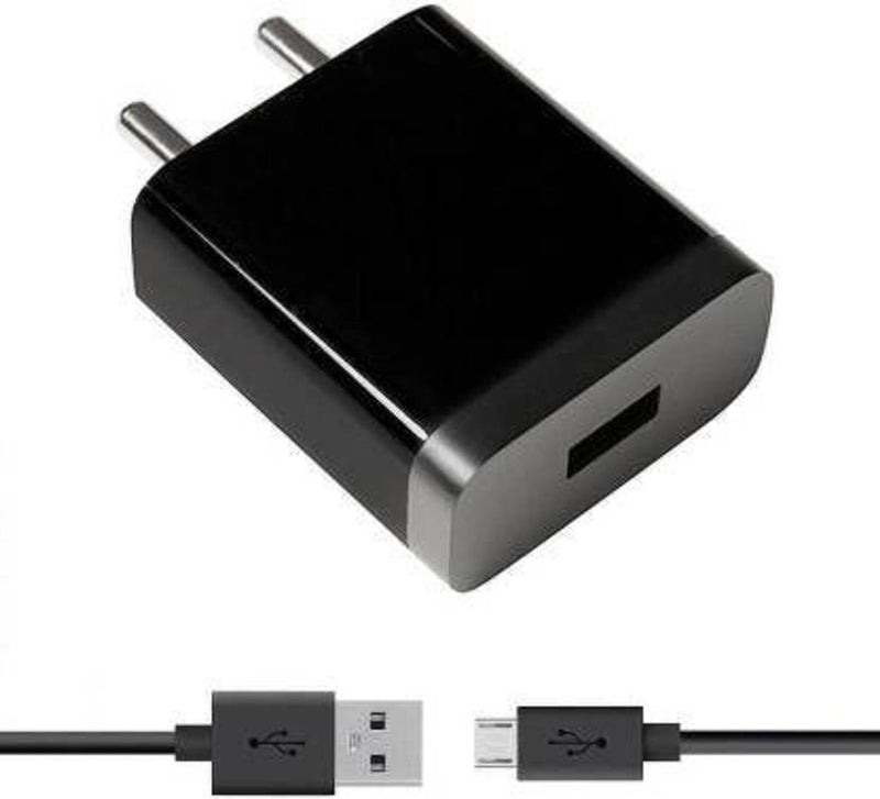 Cartbug Usb Fast Charger Usb Charging Sync & Data Transfer High Speed 2.4 A Multiport Mobile Charger With Detachable Cable  (Black, Cable Included)