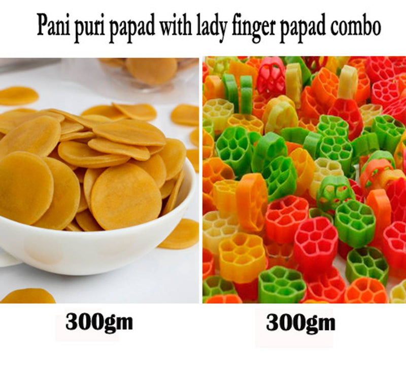Panipuri and raw papad combo pack of 2