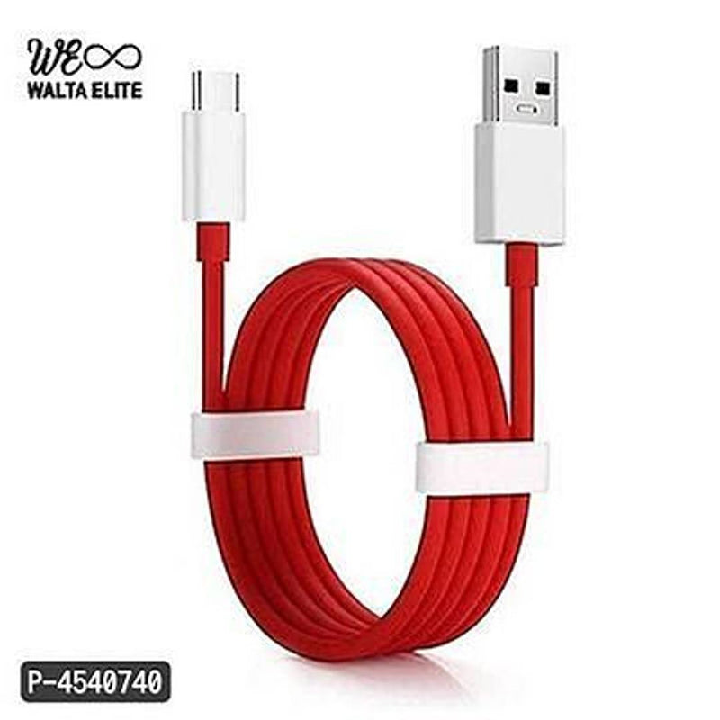 Elite Red Type-C Fast Charging Data Cable