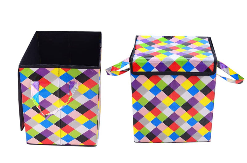 Premium Laminated Non Woven Printed Foldable Rectangular Laundry Bag