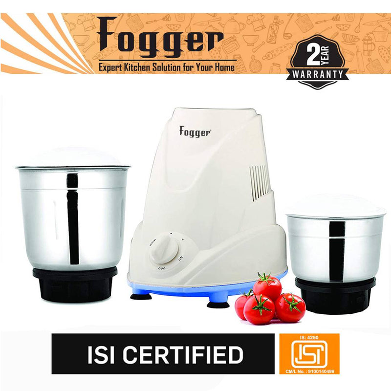 Fogger Style 500 Watt Mixer Grinder, 2 Jar