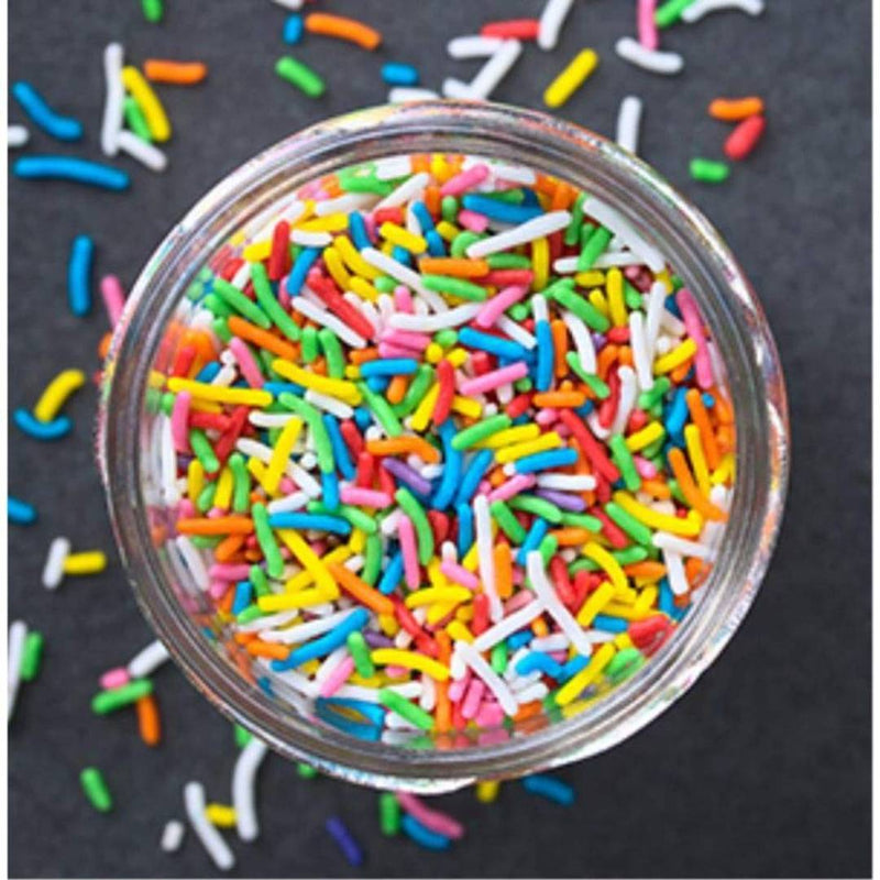 Rainbow Sprinkles Candy - 100 Gram | for Cake Decoration & Eating