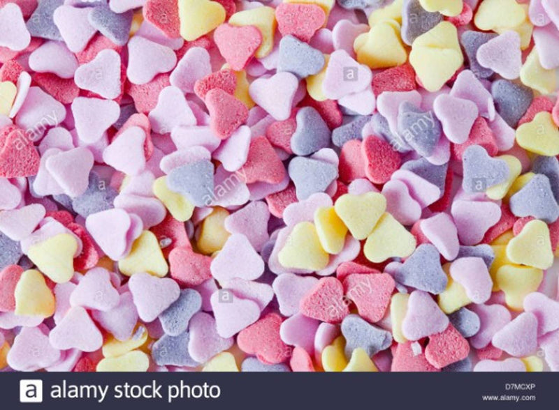 Special Mix Color Small Size Heart Candy Pack of 100gram