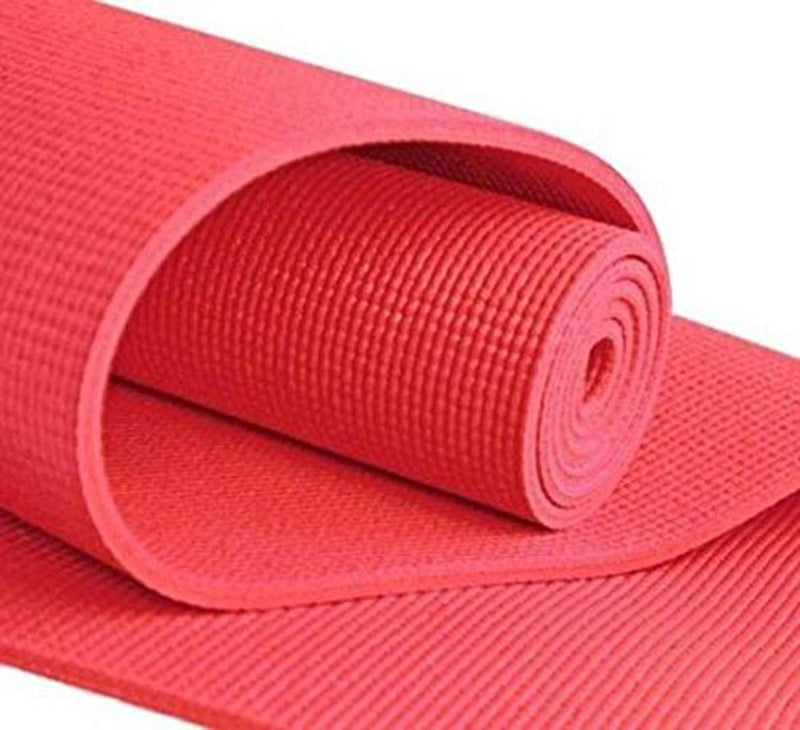 Yoga Mat 4mm for Gym Workout and Flooring Exercise for Women's & Men's (Assorted Colors)