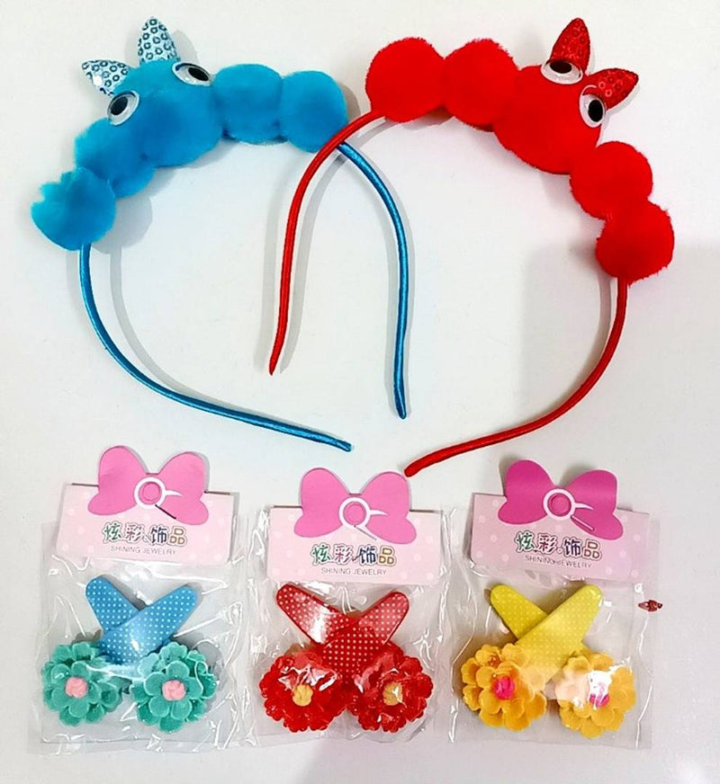 beautiful hair accessories for kids pack of 5