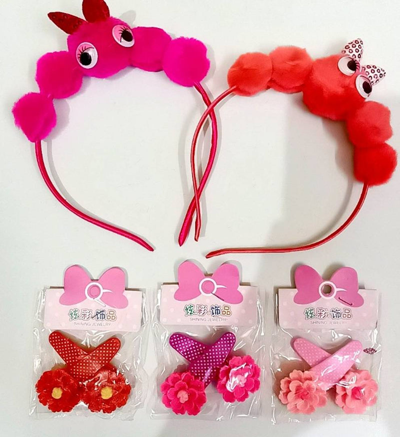 beautiful hair accessories for kids pack of 5