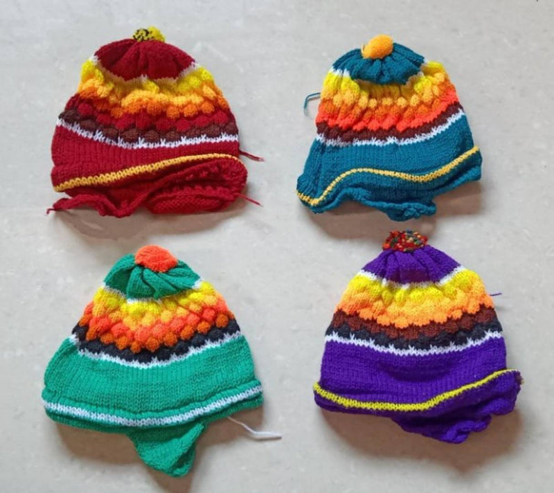 Kids Hand made Woolen Hat combo 4