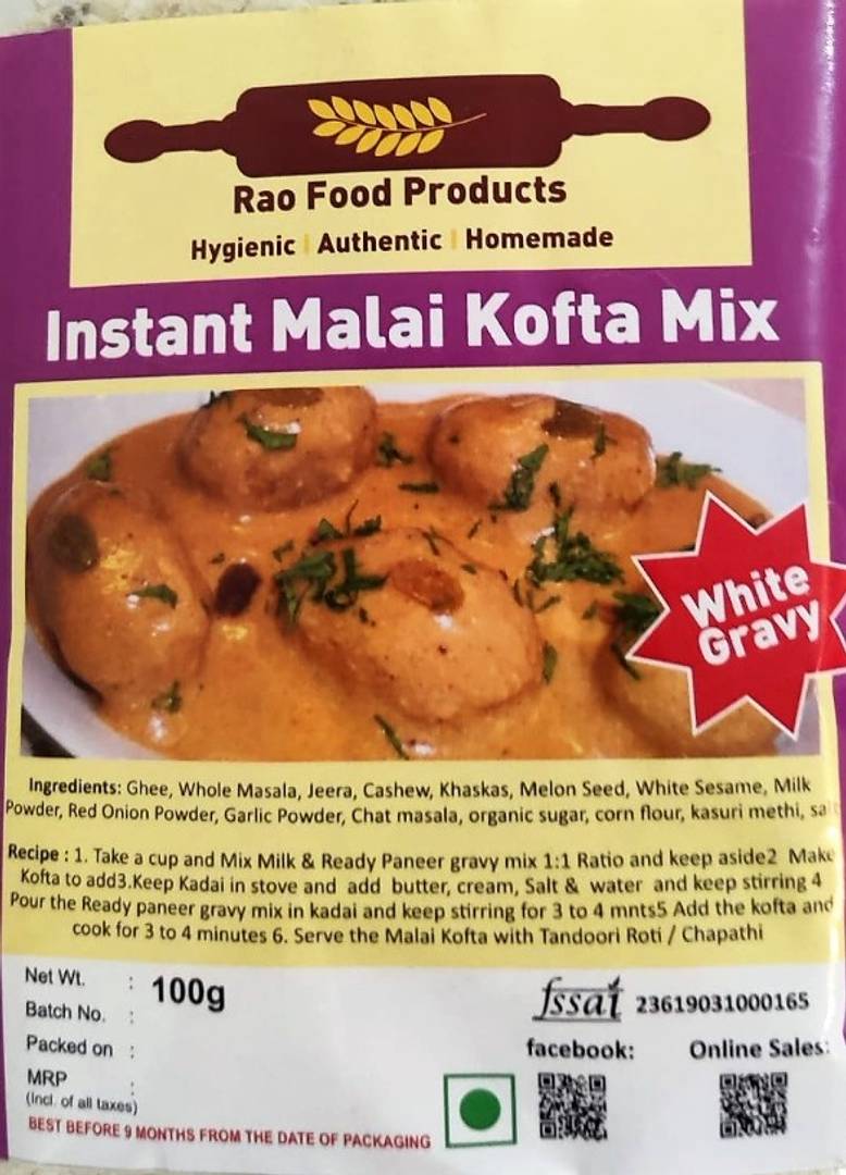 Instant Malai Kofta Mix