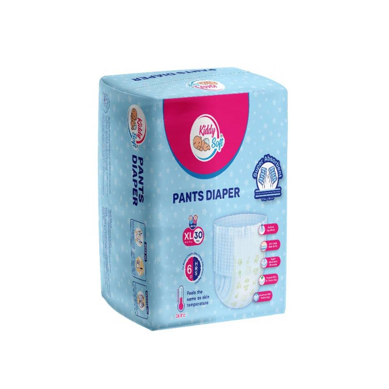 Premium Pants Diapers, Extra Large, 30 Counts (Baby Socks- FREE)