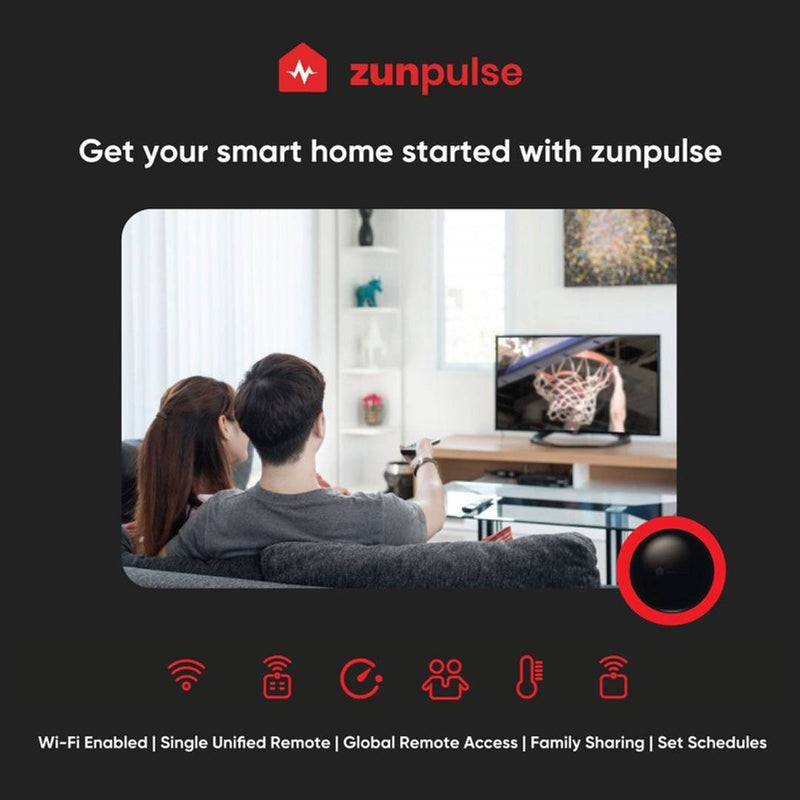 zunpulse WiFi Enabled Smart TV Remote