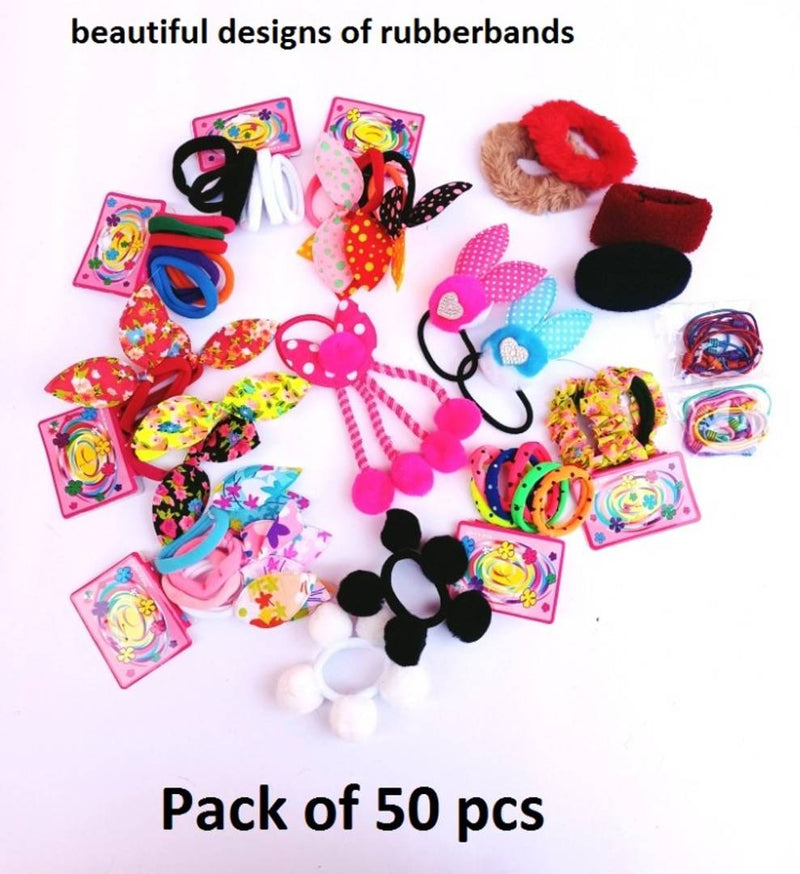 Beautiful hair accessories set pack of 50 pcs
