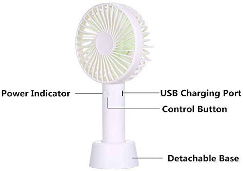 Portable Handheld Mini Travel 3 Mode Speed Fan with Rechargeable Battery