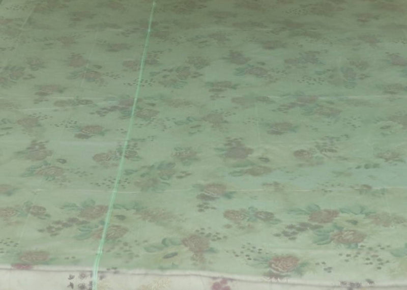 BTC Satyam PVC Bedsheet,Baby Plastic Sheet/Mattress Protector Sheet,Waterproof Bedsheet Plastic/Size (7 Ft x 8 Ft) Polyester Plain Double Bedsheet (Green)