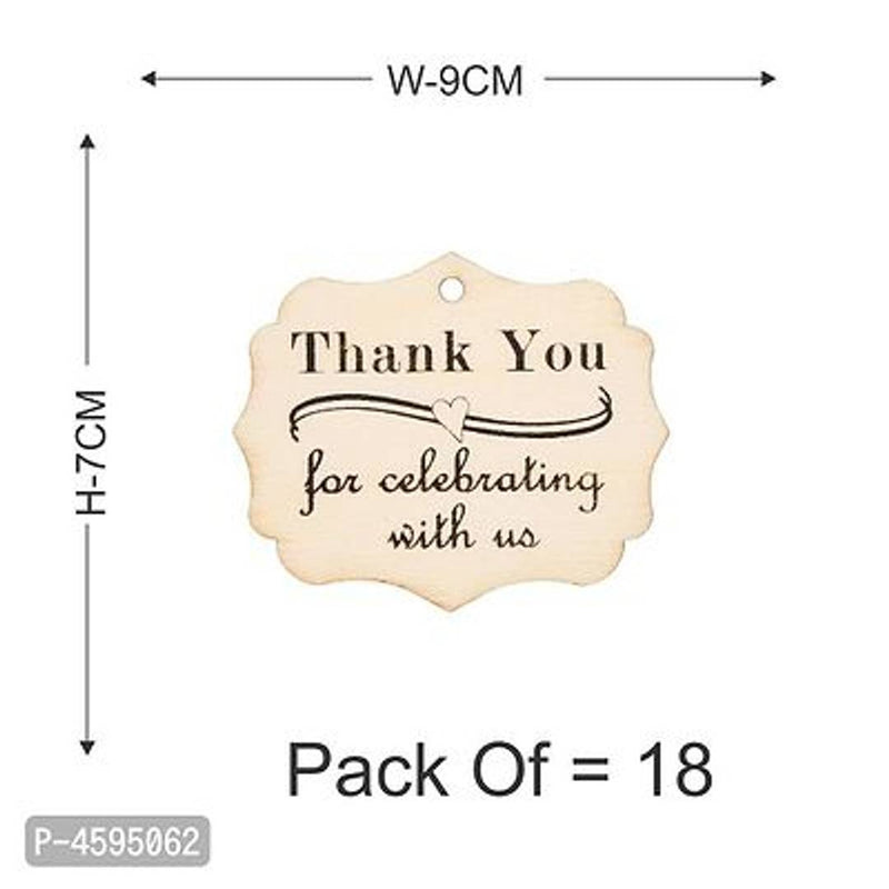 Thank You Wooden Laser Cut Decoration