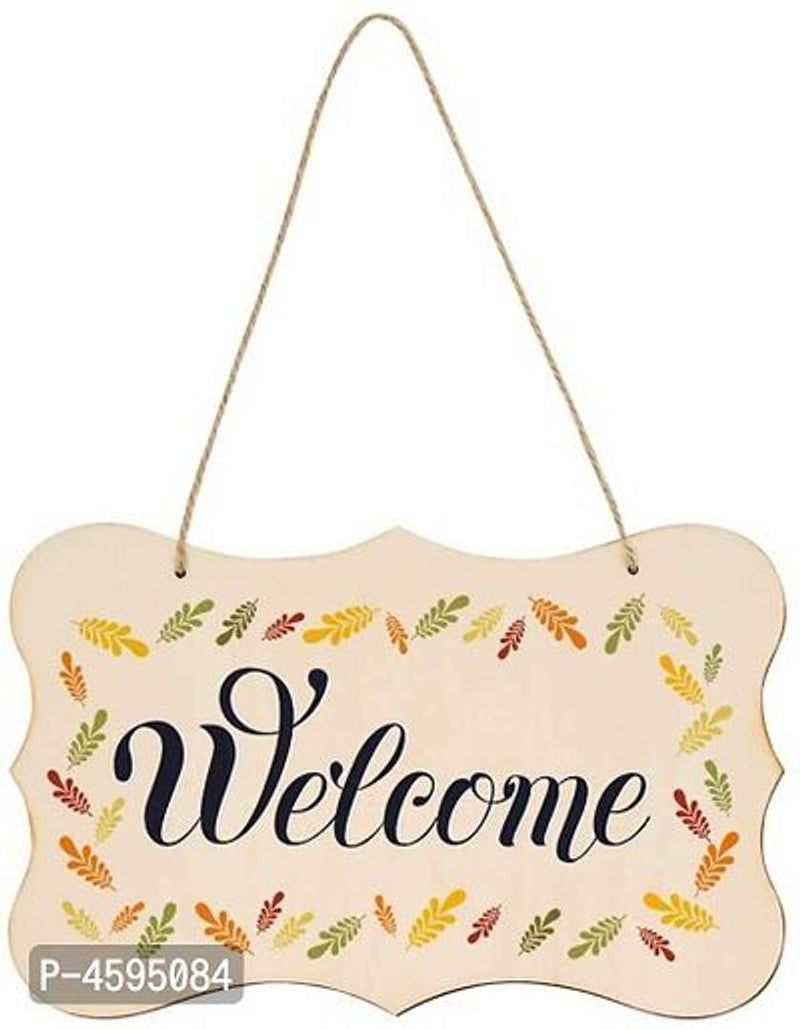 Welcome Wooden Laser Cut Decoration