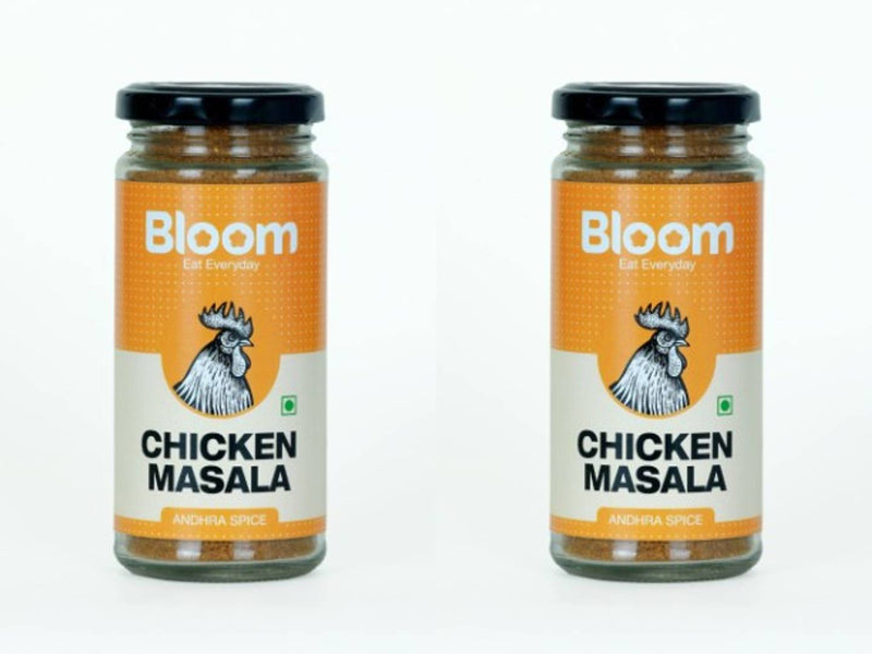 Bloom Foods Andhra Chicken Masala - 250g (Pack of 2 x 125 gm) - Premium Spices - Price Incl. Shipping