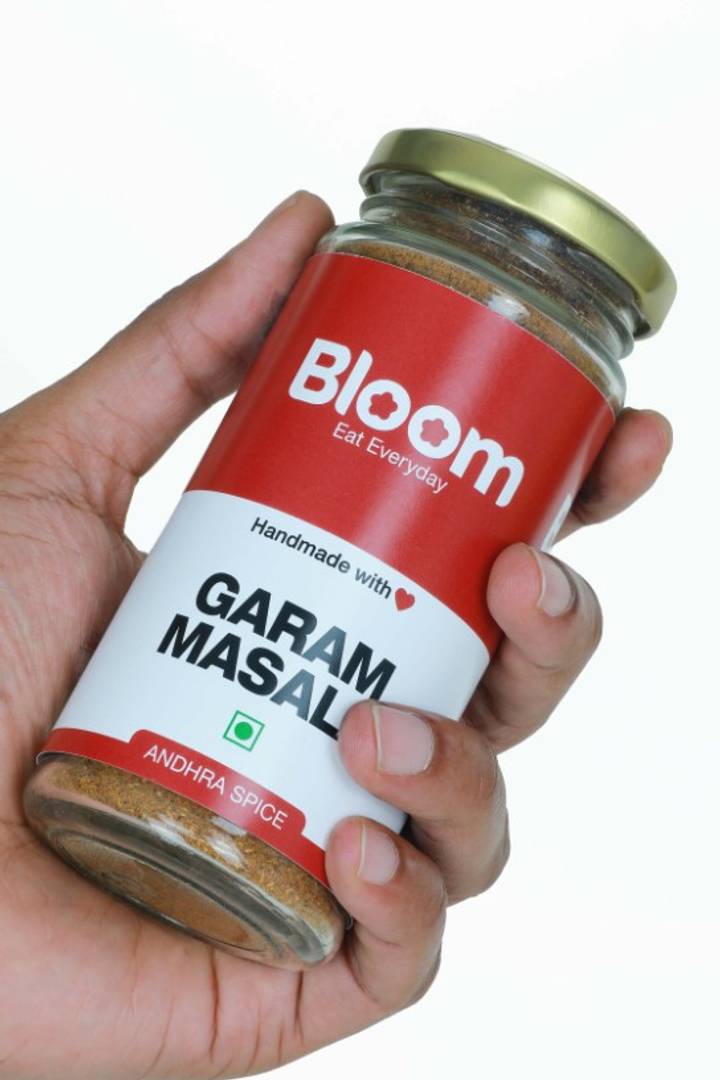 Bloom Foods Andhra Garam Masala + Andhra Chicken Masala Combo (125g + 125g) - Premium Spices - Price Incl. Shipping