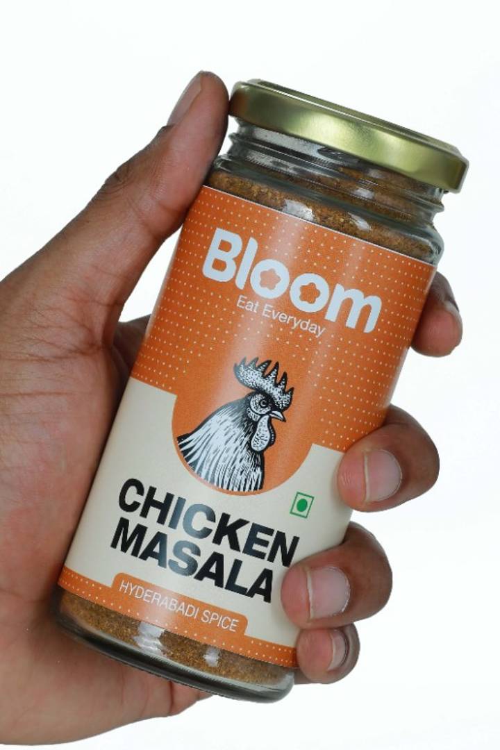 Bloom Foods Hyderabadi Chicken Masala + Hyderabadi Mutton Masala Combo (125g + 125g) - Premium Spices - Price Incl. Shipping