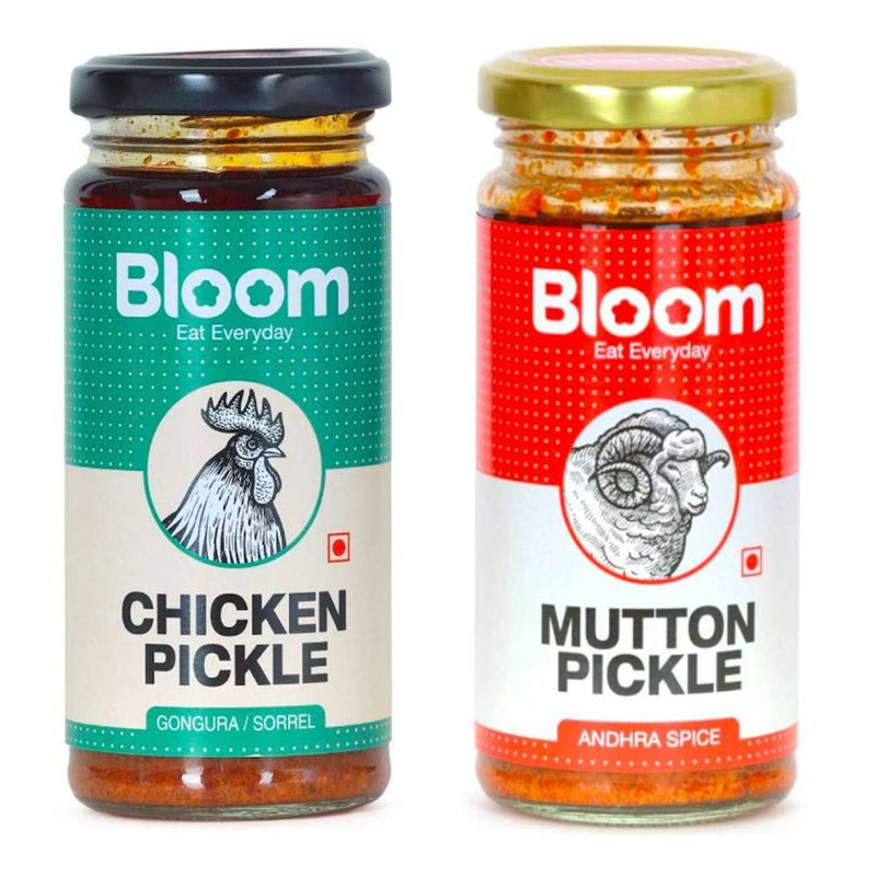 Boneless Gongura Chicken Pickle (230g) + Boneless Andhra Mutton Pickle (230g) - Price Incl. Shipping