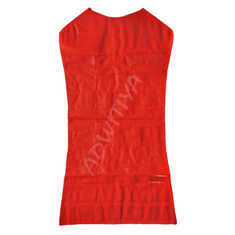 Nonwoven Dress-Shaped Hanging Organizer - Red
