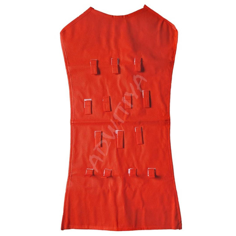 Nonwoven Dress-Shaped Hanging Organizer - Red