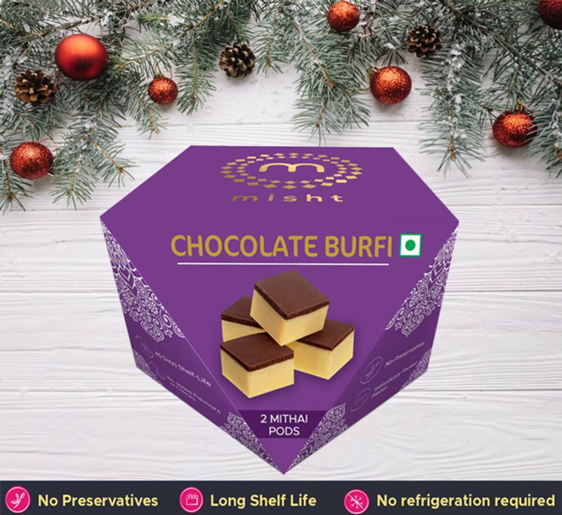 Preservatives Free Chocolate burfi ( Pack Of 8 )