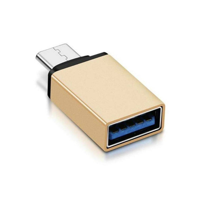 Metal High-Speed USB 3.1 Type-C Male OTG to USB 3.0 Female Adapter for Smartphones and Other Type-C OTG Supported Devices