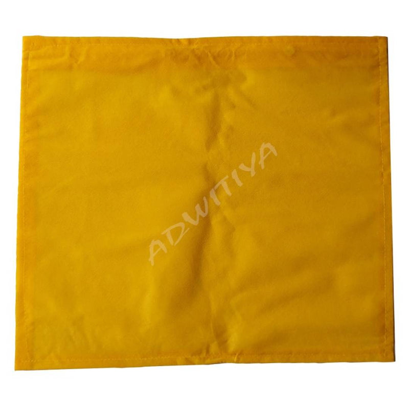 Set of 12 - Single Nonwoven Saree Cover - Red & Yellow