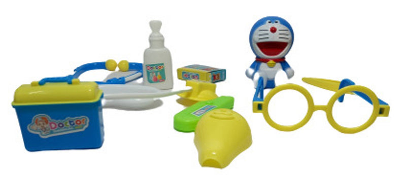 DOREAMONBHAI DOCTOR SET WITH MULTI PRINTED MASK & MULTI COLOR TORCH LIGHT FREE