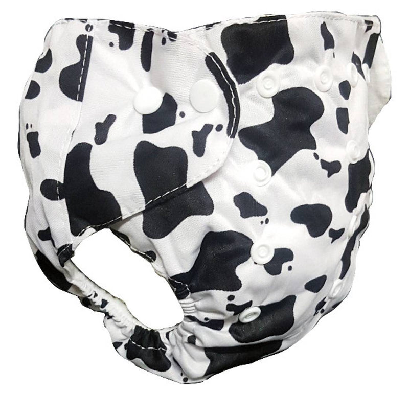 Printed Washable Reusable Button Pocket Cloth Diaper With 4 layered Insert- Pack Of 2 (Puppy , Dog )