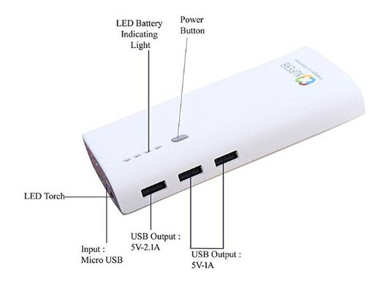 Xuperb M5-130 3 USB Port Power Bank 13000 mAh