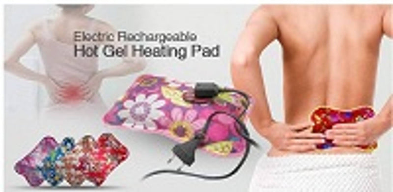 ZOOM STAR Electric Gel Heating Pad for Pain Relief and Relaxation with Auto Cutoff (Multicolor)