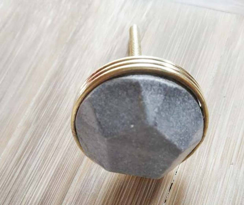 India Stone  Knob for Kitchen Cabinets And drawer Pack of 12