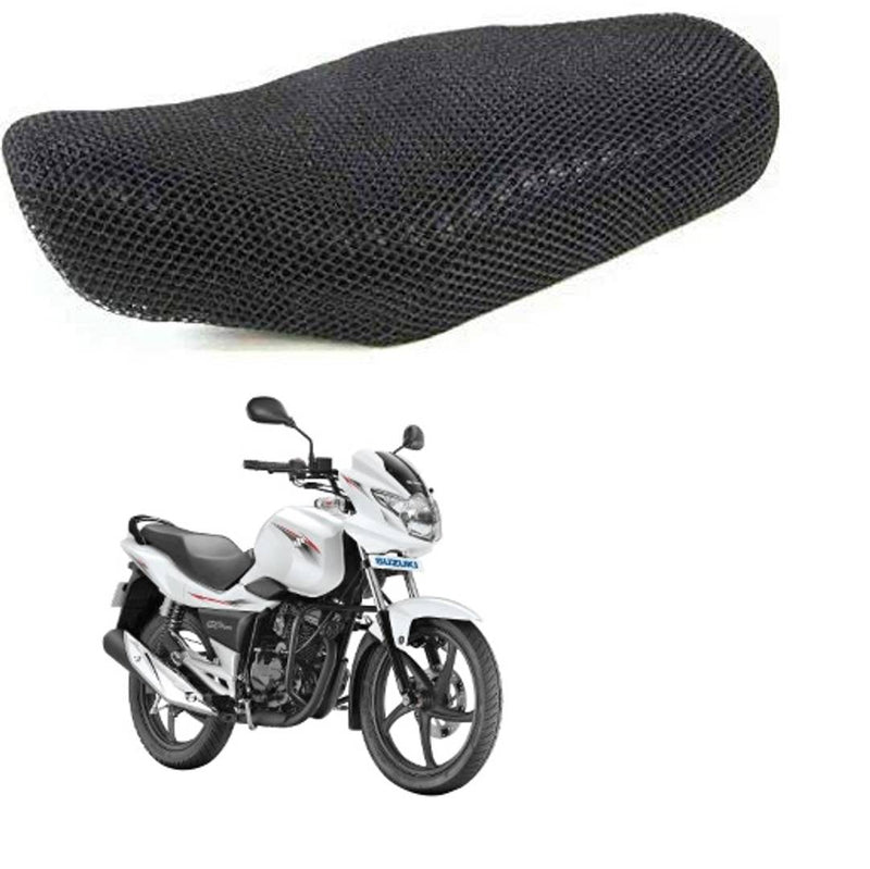 Black Mesh Nylon Bike Seat Cover For SUZUKI GS150R