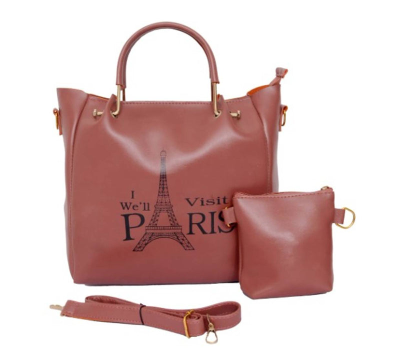 Elegant Combo Of Handbag With Sling Pouch