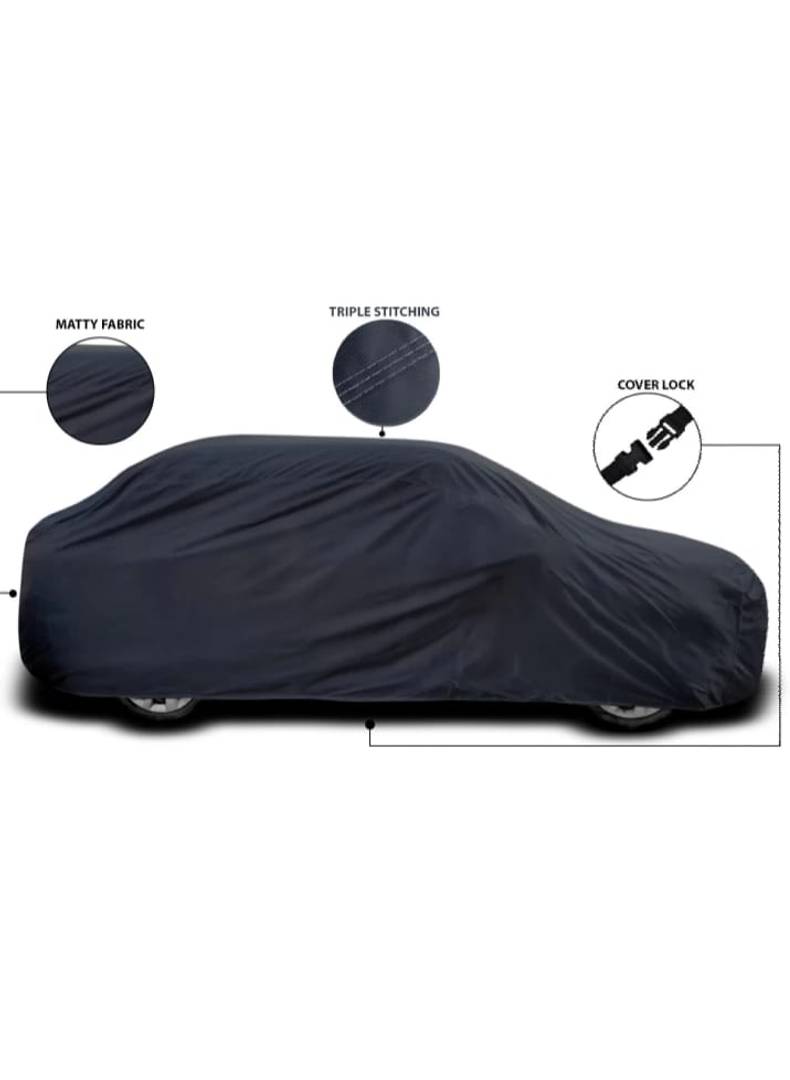 Essential Black Polyester Dust And Waterproof Car Body Cover For Maruti Suzuki Alto-K10