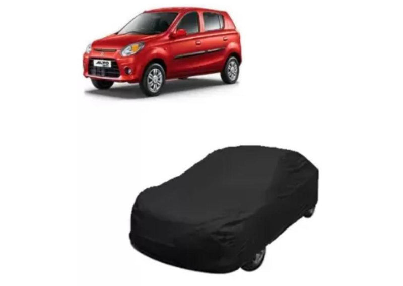 Essential Black Polyester Dust And Waterproof Car Body Cover For Maruti Suzuki Alto-K10