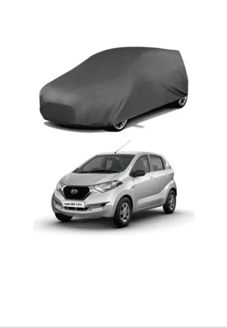 Essential Grey Polyester Dust And Waterproof Car Body Cover For Nissan Dustango Plus