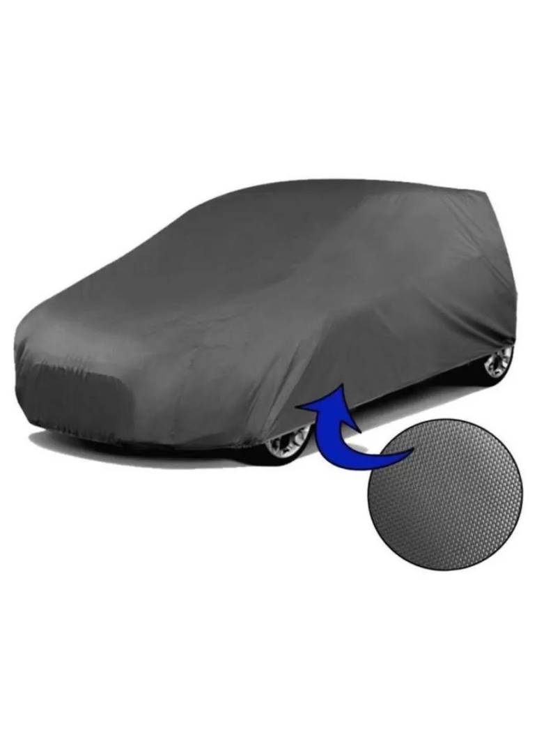 Essential Grey Polyester Dust And Waterproof Car Body Cover For Nissan Dustango Plus